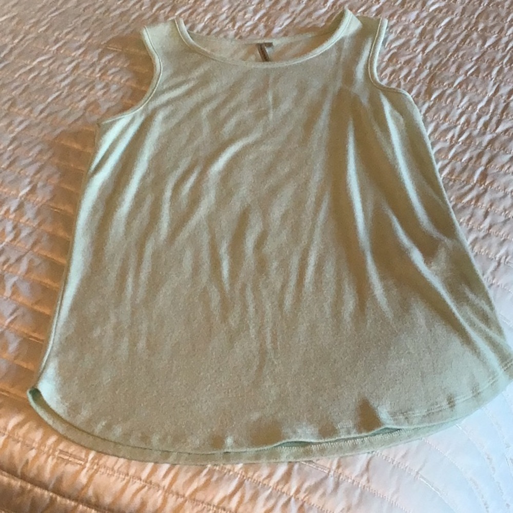Beautiful aqua sweater- like tank